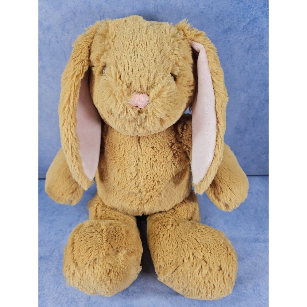 Build A Bear Plush Bunny Rabbit Easter Tan Brown Floppy Ears Soft Stuffed Animal